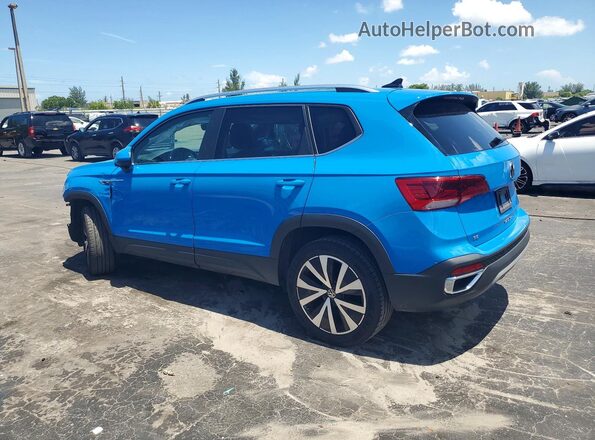 3VVEX7B23PM377522 2023 VOLKSWAGEN TAOS Blue Задня ліва чверть