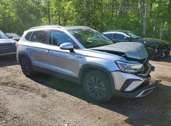 3VVEX7B23RM011563 2024 VOLKSWAGEN TAOS Gray Przód prawy