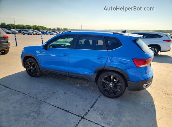 3VVEX7B25PM303017 2023 VOLKSWAGEN TAOS Blue უკანა მარცხენა