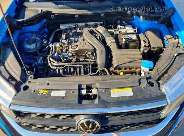 3VVEX7B25PM303017 2023 VOLKSWAGEN TAOS Blue უკანა სალონის ხედი