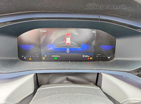 3VVEX7B25RM042460 2024 VOLKSWAGEN TAOS White Vista del cuadro de instrumentos