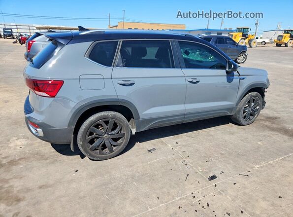 3VVEX7B27RM041715 2024 VOLKSWAGEN TAOS Серый Задняя правая четверть