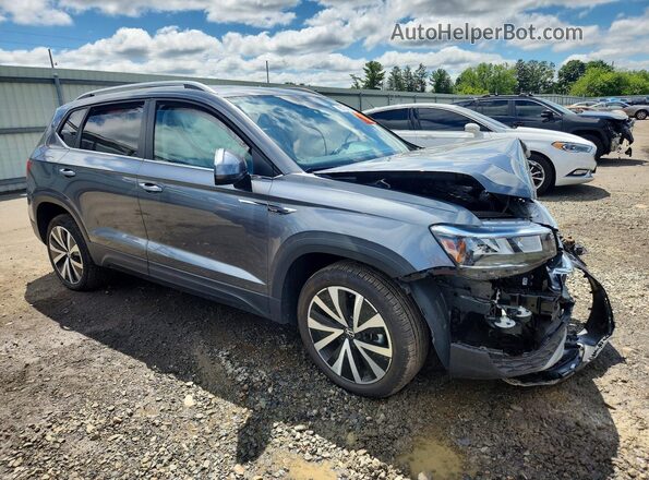 3VVEX7B27RM100262 2024 VOLKSWAGEN TAOS Gray Przód prawy