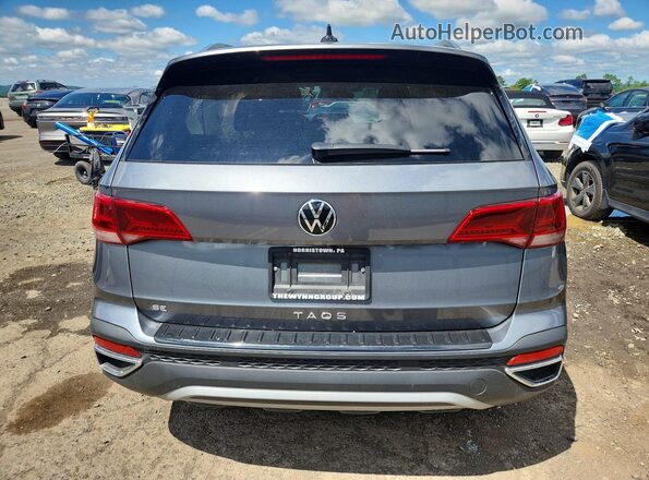3VVEX7B27RM100262 2024 VOLKSWAGEN TAOS Gray Widok z tyłu