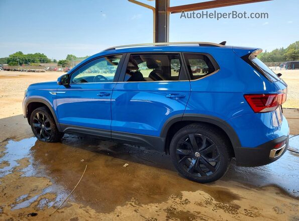 3VVEX7B29PM337008 2023 VOLKSWAGEN TAOS Синий Задняя левая четверть