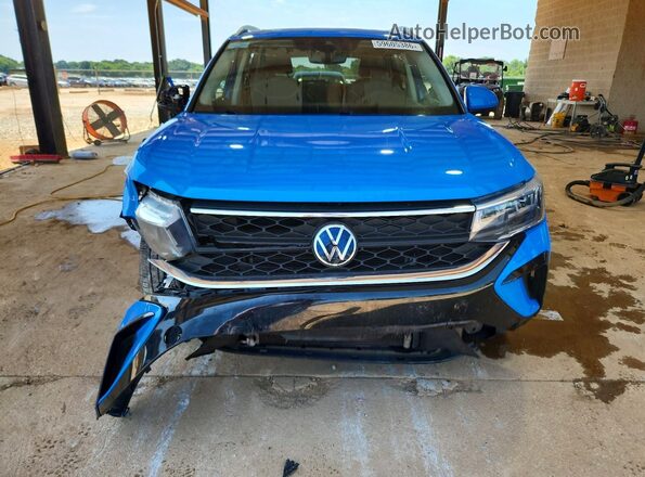 3VVEX7B29PM337008 2023 VOLKSWAGEN TAOS Синий Вид спереди