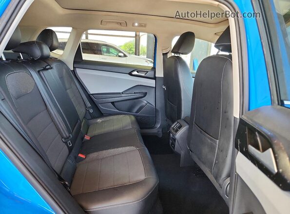 3VVEX7B29PM337008 2023 VOLKSWAGEN TAOS Синий Вид задней части салона