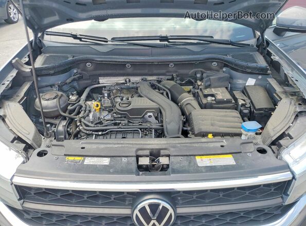 3VVEX7B29PM373667 2023 VOLKSWAGEN TAOS Серый Вид задней части салона