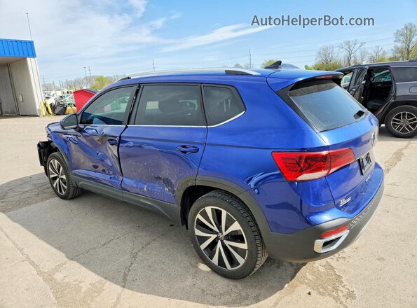 3VVEX7B2XPM306947 2023 VOLKSWAGEN TAOS Blue Trasero izquierdo