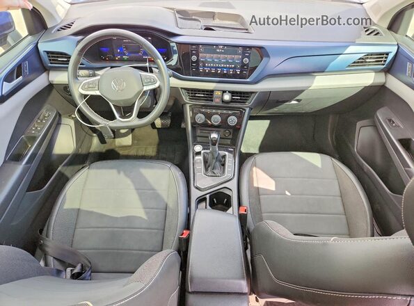 3VVEX7B2XPM306947 2023 VOLKSWAGEN TAOS Blue Vista del salpicadero