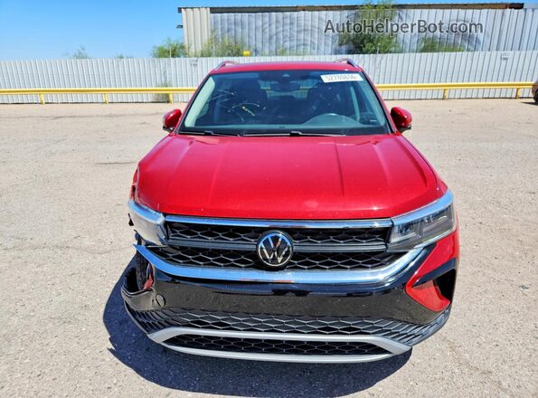 3VVEX7B2XRM069802 2024 VOLKSWAGEN TAOS Red Widok z przodu