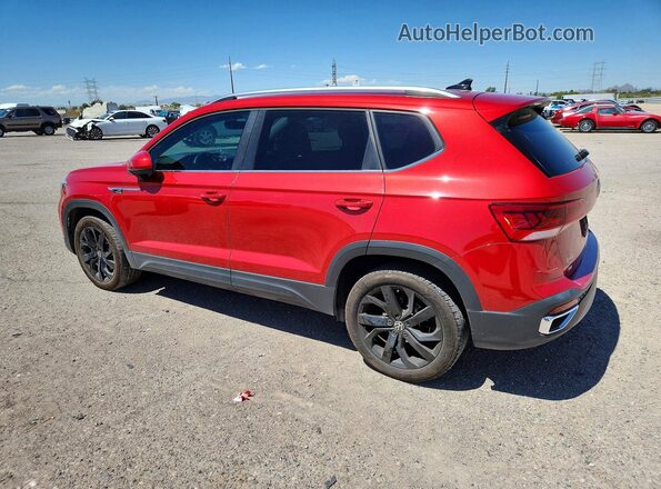 3VVEX7B2XRM069802 2024 VOLKSWAGEN TAOS Red Tył lewy