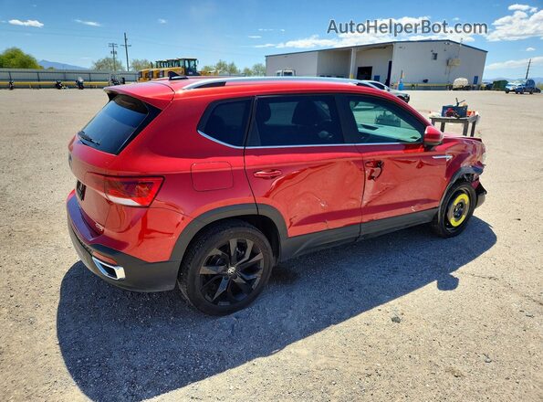 3VVEX7B2XRM069802 2024 VOLKSWAGEN TAOS Red Tył prawy