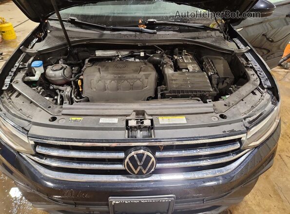 3VVFB7AX0PM017379 2023 VOLKSWAGEN TIGUAN Черный Вид подкапотного пространства