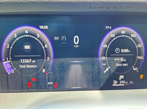 3VVGR7RM1SM028703 2025 VOLKSWAGEN TIGUAN Gray Vista del cuadro de instrumentos