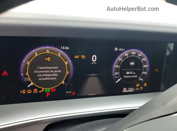3VVGR7RM4SM069889 2025 VOLKSWAGEN TIGUAN White Instrument cluster view