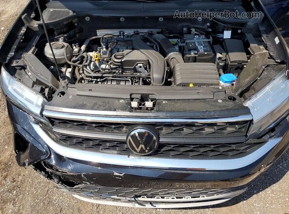 3VVGX7B26PM360366 2023 VOLKSWAGEN TAOS Black ძრავის განყოფილების ხედი
