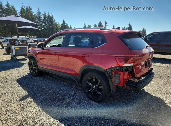 3VVLX7B21NM067549 2022 VOLKSWAGEN TAOS Red Задня ліва чверть