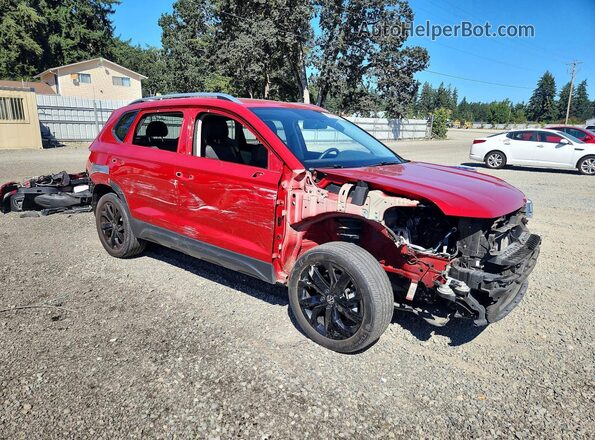 3VVLX7B21NM067549 2022 VOLKSWAGEN TAOS Red Передня права чверть