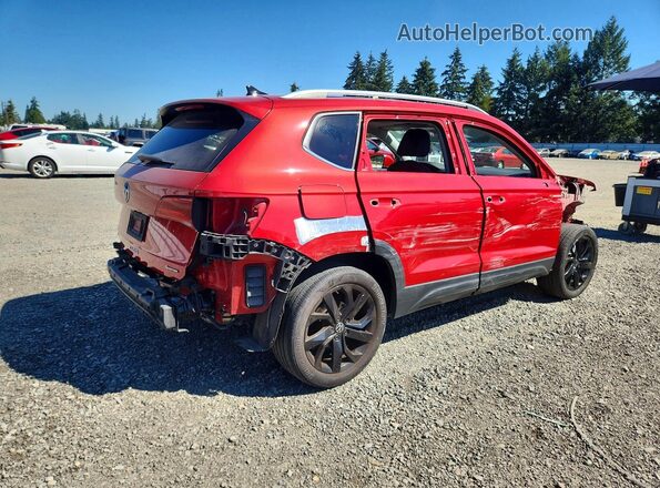 3VVLX7B21NM067549 2022 VOLKSWAGEN TAOS Red Задня права чверть