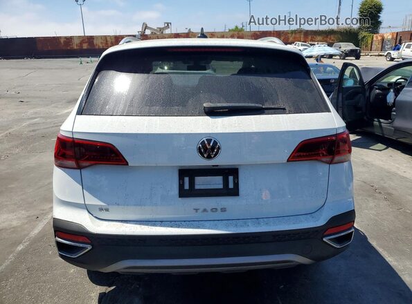 3VVLX7B24NM058408 2022 VOLKSWAGEN TAOS White Vista trasera