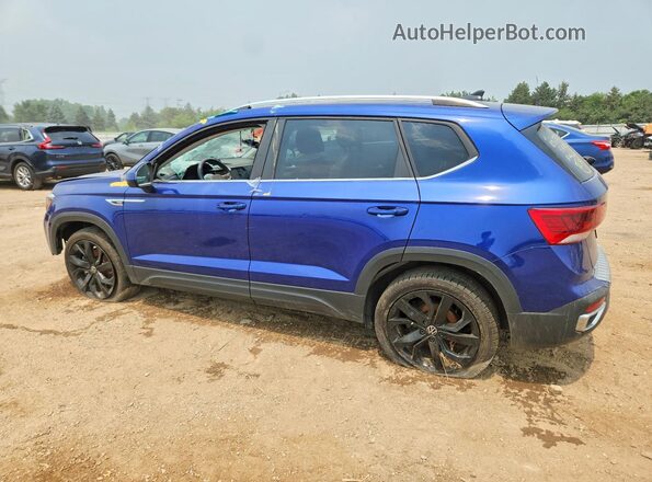 3VVLX7B24NM095782 2022 VOLKSWAGEN TAOS Blue Задня ліва чверть