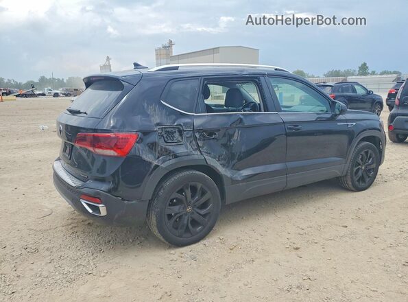 3VVLX7B2XNM068649 2022 VOLKSWAGEN TAOS Black უკანა მარჯვენა
