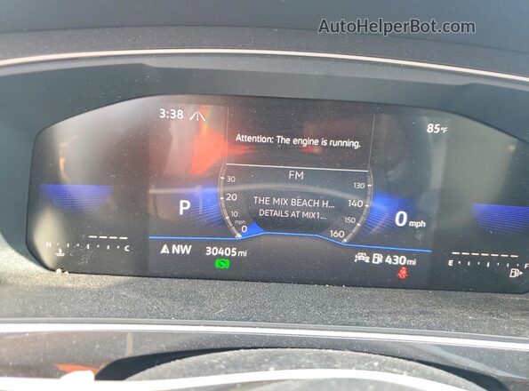 3VVMB7AX1RM009060 2024 VOLKSWAGEN TIGUAN Blue Вид щитка приладів
