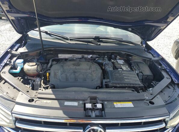3VVMB7AX1RM009060 2024 VOLKSWAGEN TIGUAN Blue Вид підкапотного простору