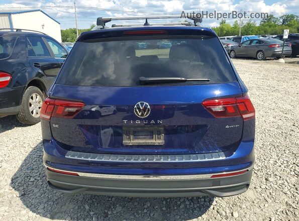 3VVMB7AX1RM009060 2024 VOLKSWAGEN TIGUAN Blue უკანა ხედი