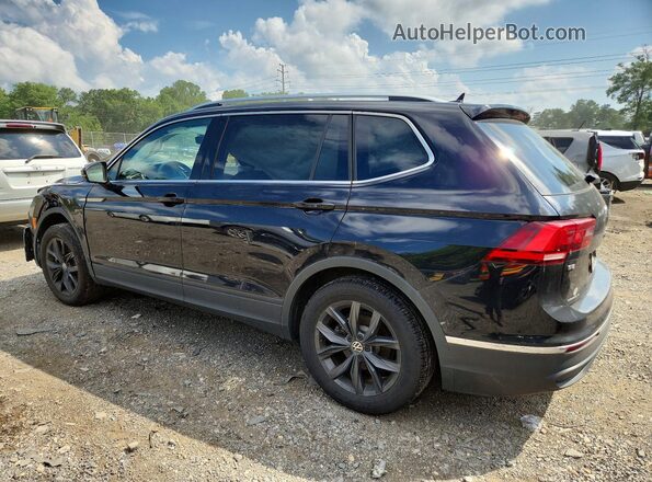3VVMB7AX1RM074829 2024 VOLKSWAGEN TIGUAN Черный Задняя левая четверть