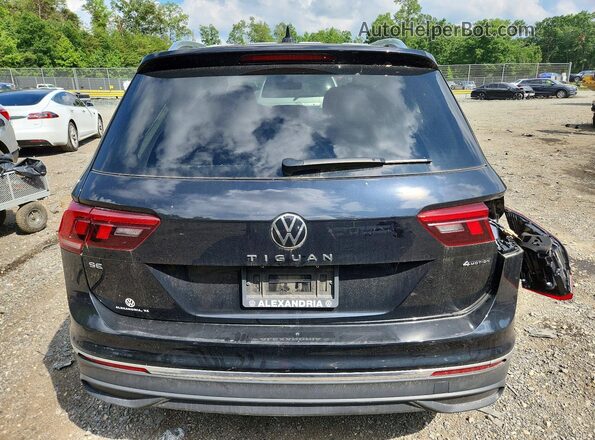 3VVMB7AX1RM074829 2024 VOLKSWAGEN TIGUAN Черный Вид сзади