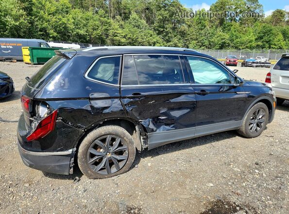 3VVMB7AX1RM074829 2024 VOLKSWAGEN TIGUAN Черный Задняя правая четверть
