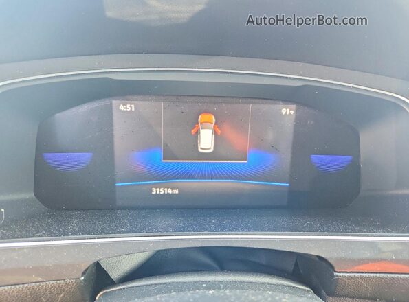 3VVMB7AX3PM070827 2023 VOLKSWAGEN TIGUAN Gray ხელსაწყოთა პანელის ხედი
