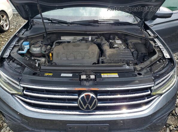 3VVMB7AX6PM018494 2023 VOLKSWAGEN TIGUAN Gray Вид підкапотного простору