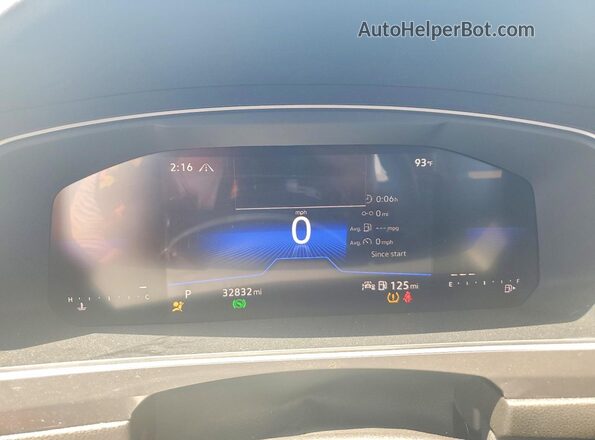 3VVMB7AX6RM015274 2024 VOLKSWAGEN TIGUAN Charcoal Instrument cluster view