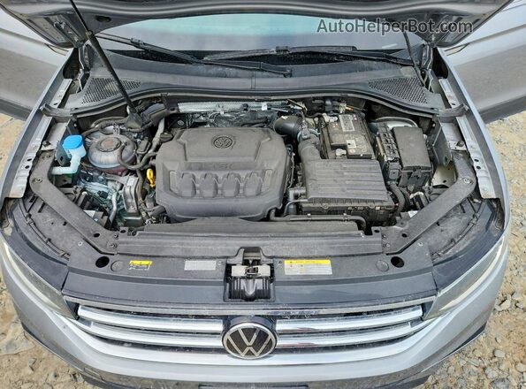 3VVMB7AX9PM076924 2023 VOLKSWAGEN TIGUAN Серебряный Вид подкапотного пространства