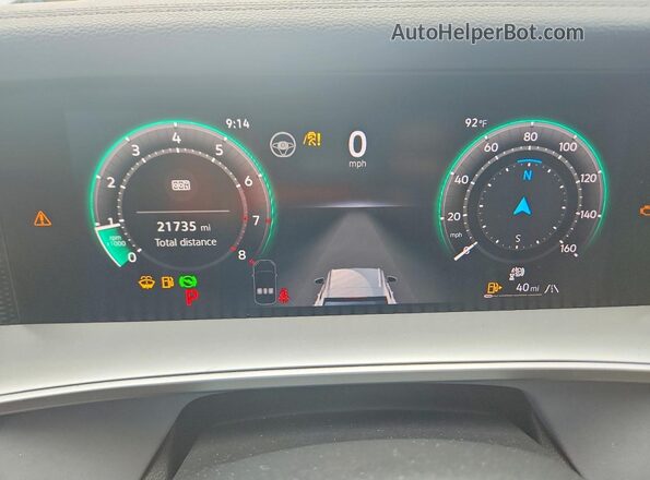 3VVMR7RM3SM065593 2025 VOLKSWAGEN TIGUAN White ხელსაწყოთა პანელის ხედი