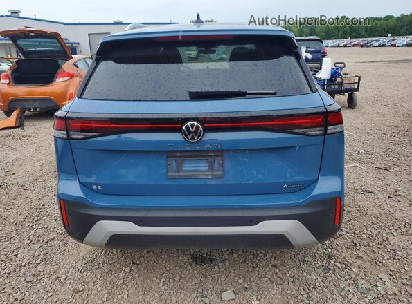 3VVMR7RMXSM027651 2025 VOLKSWAGEN TIGUAN Blue Widok z tyłu