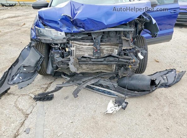 3VVMX7B22NM023046 2022 VOLKSWAGEN TAOS Синий Вид подкапотного пространства