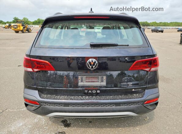 3VVMX7B25PM381888 2023 VOLKSWAGEN TAOS Black Вид ззаду