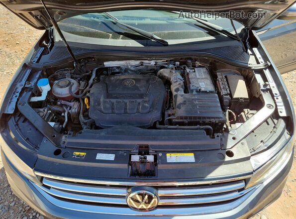 3VVNB7AX1PM011392 2023 VOLKSWAGEN TIGUAN Gray Vista del compartimento del motor