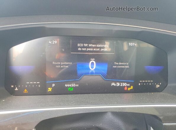 3VVNB7AX3PM087762 2023 VOLKSWAGEN TIGUAN Blue Instrument cluster view