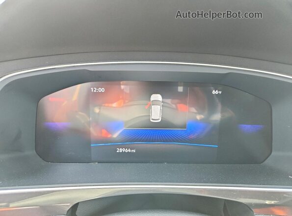 3VVNB7AX3RM195091 2024 VOLKSWAGEN TIGUAN White Instrument cluster view