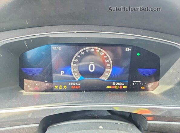 3VVNB7AX8PM004844 2023 VOLKSWAGEN TIGUAN Silver Widok zestawu wskaźników