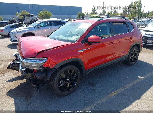 3VVPX7B27NM021919 2022 VOLKSWAGEN TAOS Red Vista tres cuartos delantera izquierda