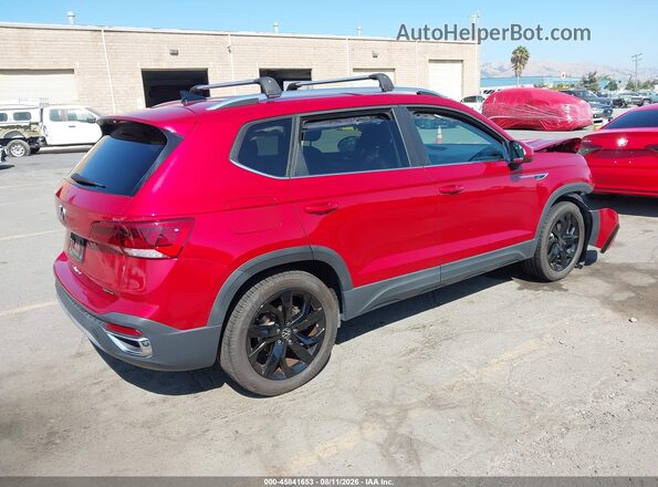 3VVPX7B27NM021919 2022 VOLKSWAGEN TAOS Red Trasero derecho