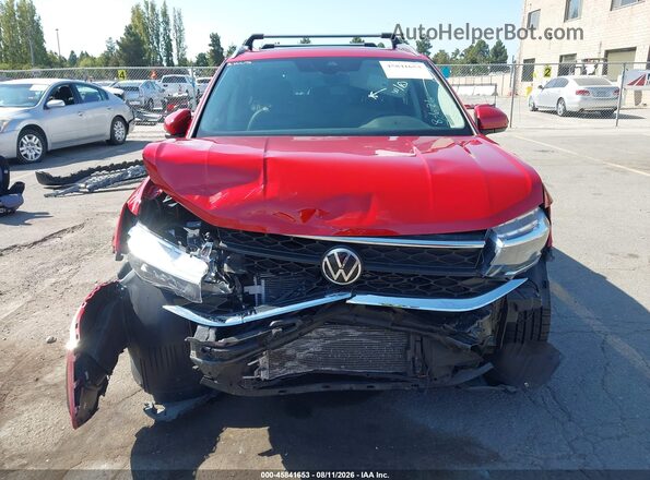 3VVPX7B27NM021919 2022 VOLKSWAGEN TAOS Red Vista interior trasera