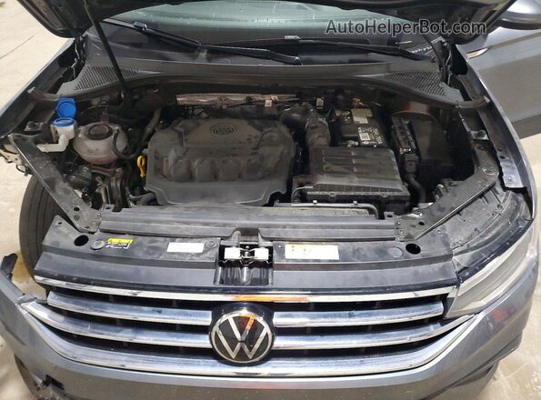 3VVRB7AX2RM206342 2024 VOLKSWAGEN TIGUAN Gray Widok komory silnika