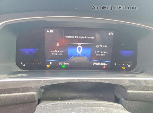 3VVRB7AX9PM032962 2023 VOLKSWAGEN TIGUAN Black Вид щитка приладів